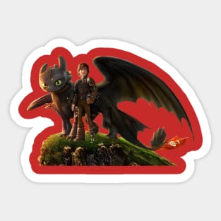 FURY BLACK DRAGON Sticker